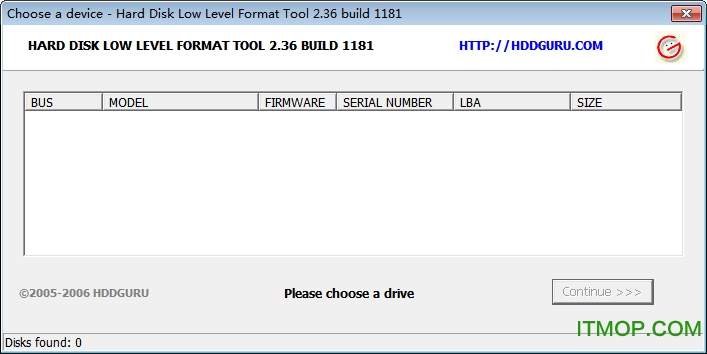 移动硬盘低级格式化