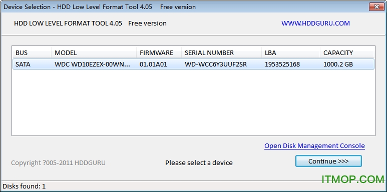 磁盘低格工具中文版