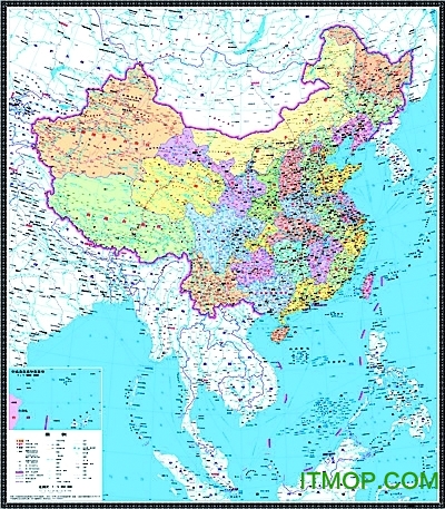 中国竖版地图 中国竖版地图