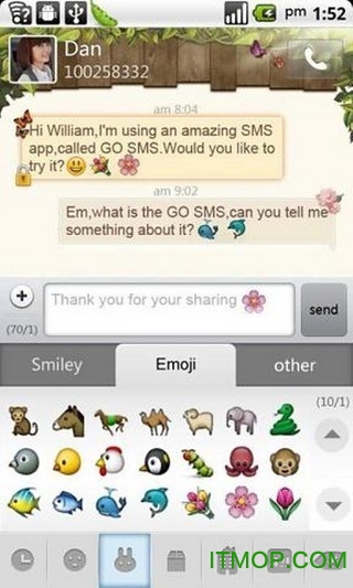 GO短信Emoji表情插件