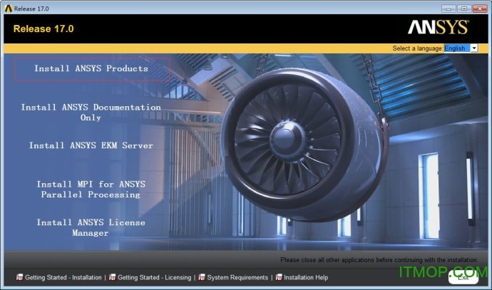 ANSYS17.0详细安装图文教程.itmop.com ansys17.0破解版itmop.com