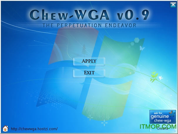 win7中文chew wga v0.9.itmop.com