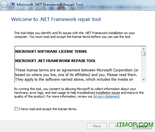 Microsoft .NET Framework Repair Tool