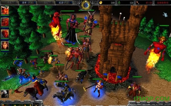 魔兽争霸3冰封王座1.24e地图包