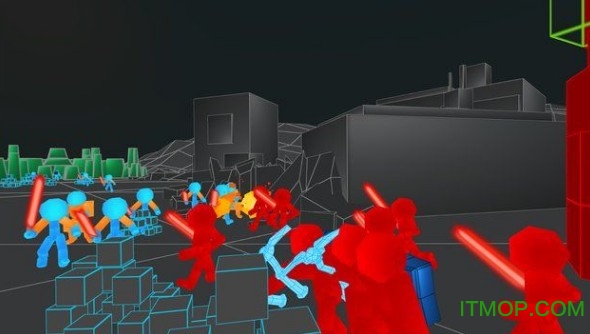 火柴人霓虹战争游戏