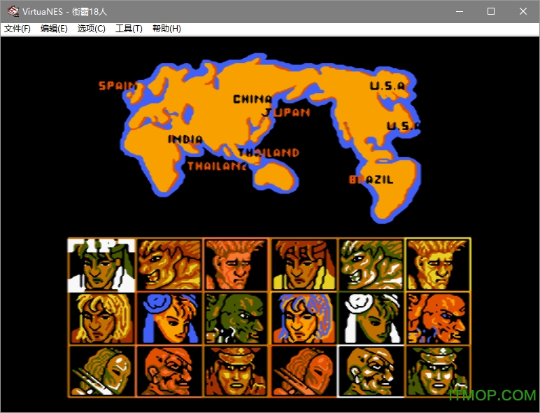 街霸18人版nes游戏