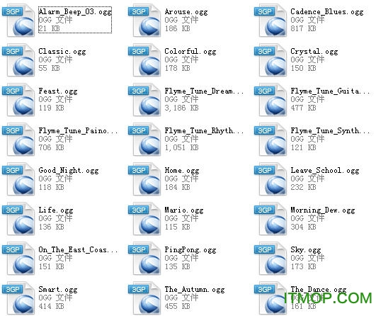 魅族MX2自带铃声