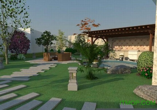 草图大师sketchup园林景观精品模型