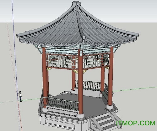 草图大师各种亭子SU模型打包