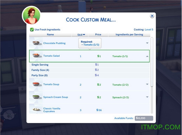 模拟人生4自定义食物mod