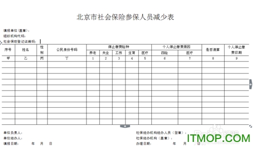 用社保“五险合一”软件进行减员