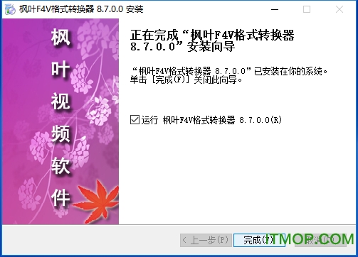 枫叶f4v格式转换器