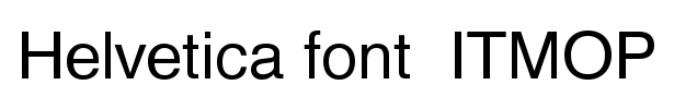 helvetica字体