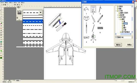 富怡服装CAD工艺单系统