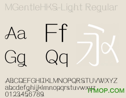 蒙纳简纤兰字体下载