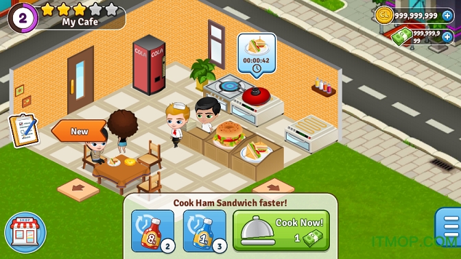 咖啡馆进入世界破解版