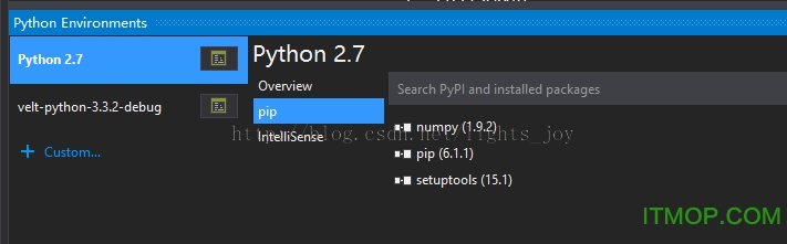 vs2015 python插件
