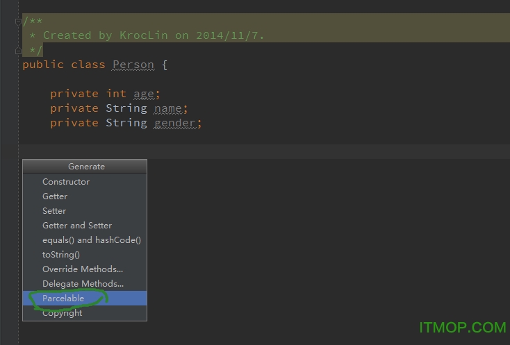 android parcelable 插件