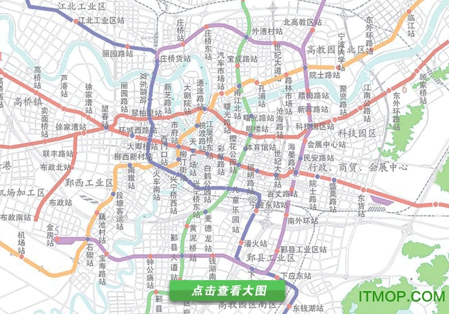 宁波地铁规划图