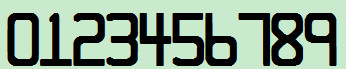阿拉伯数字字体下载