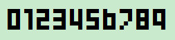 阿拉伯数字字体