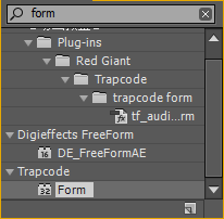 trapcode form插件12
