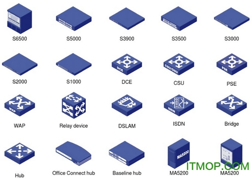 H3C网络拓扑图标库免费版