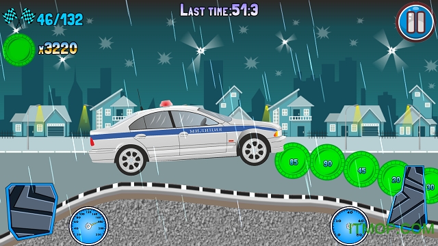 警车登山赛破解版