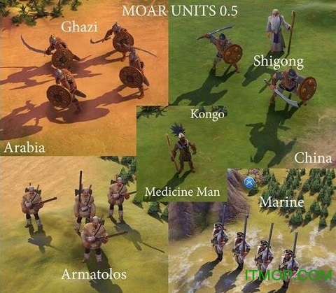 文明6 v1.0.0.194新增兵种mod