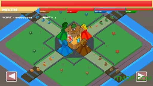 手机方块塔防游戏