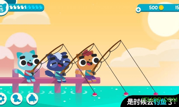 猫咪钓鱼免费 猫咪钓鱼手机游戏