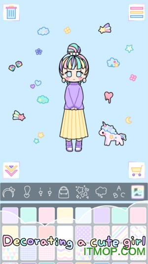 粉彩女孩成年版