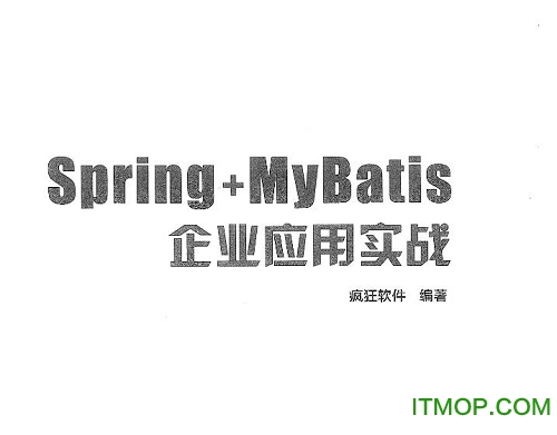 spring+mybatis企业应用实战pdf spring+mybatis企业应用实战pdf