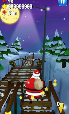 圣诞老人跑酷游戏