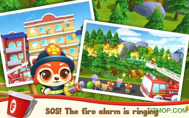 宠物英雄消防员游戏