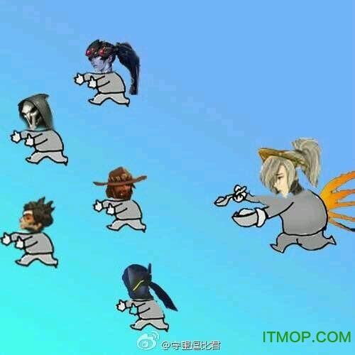 守望先锋天使表情包