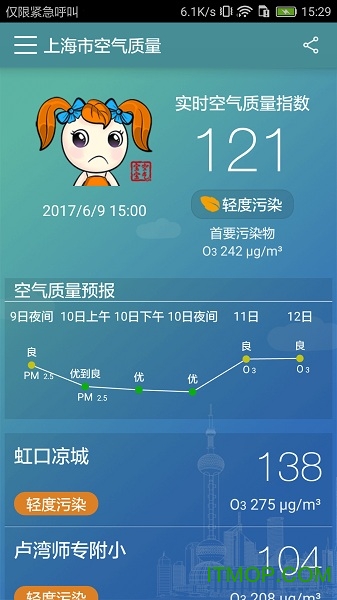 上海市空气质量发布app 上海市空气质量app