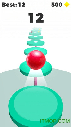 跳舞的球滚动跳一跳游戏