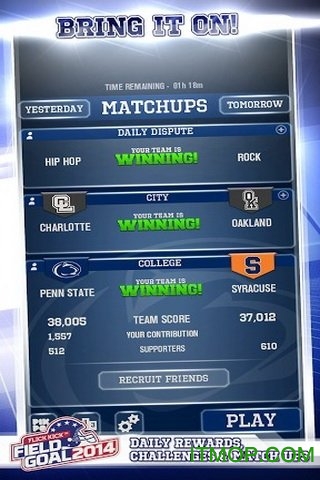 弹指橄榄球2014游戏