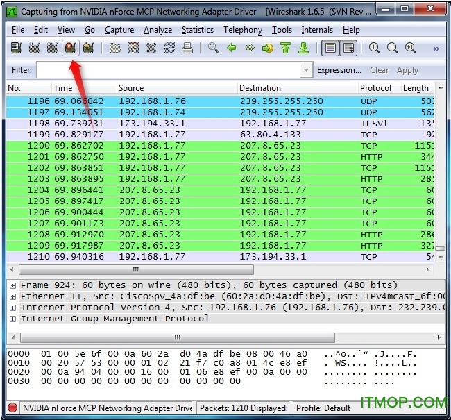 wireshark抓包分析软件