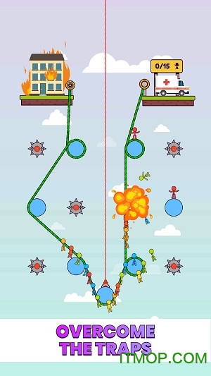 火柴人绳索救援 火柴人绳索救援游戏