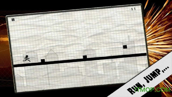火柴人直线奔跑游戏