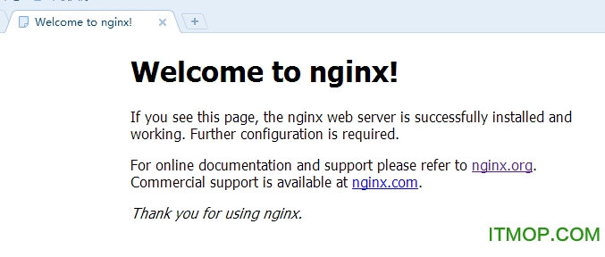 nginx windows安装和启动