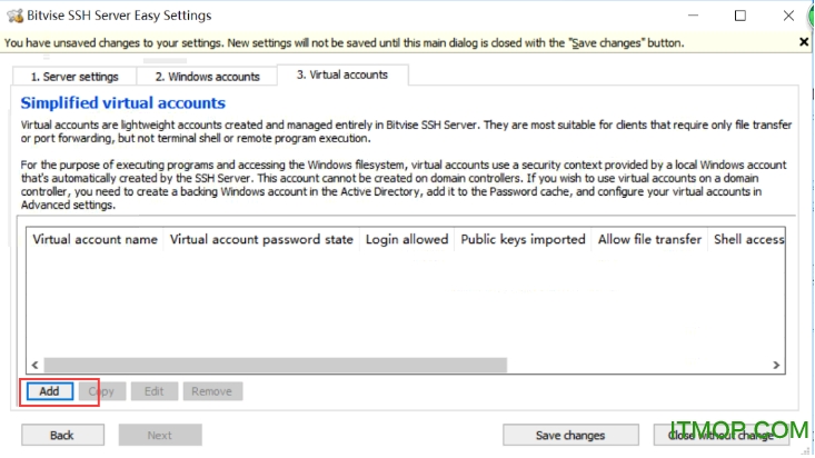 bitvise ssh 服务器
