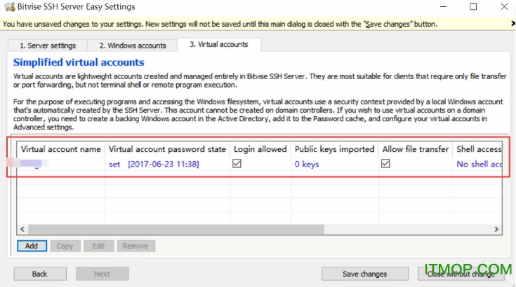 bitvise ssh 服务器
