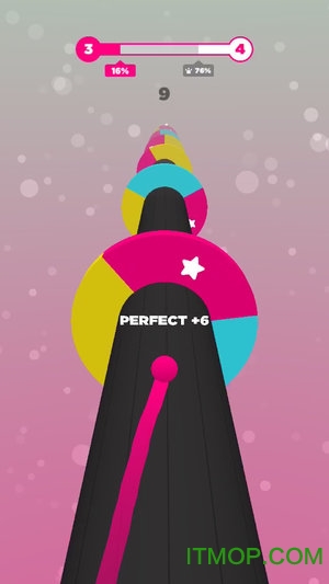 彩色旋转球球游戏