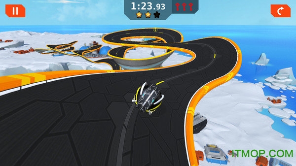 陀螺球滚动进化版游戏