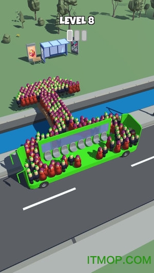 上班挤公交游戏