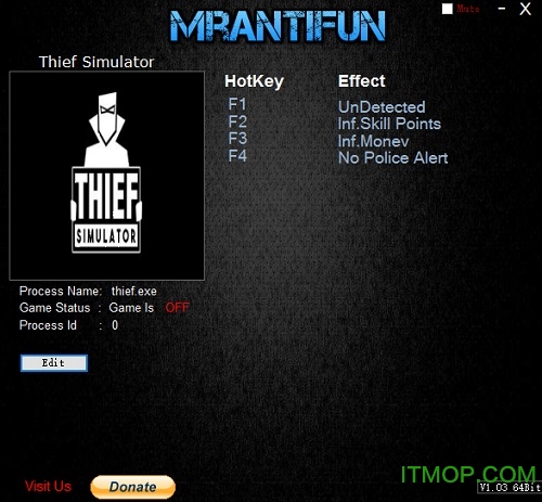 小偷模拟器修改器