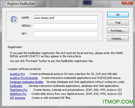 Longtion RadBuilder破解版